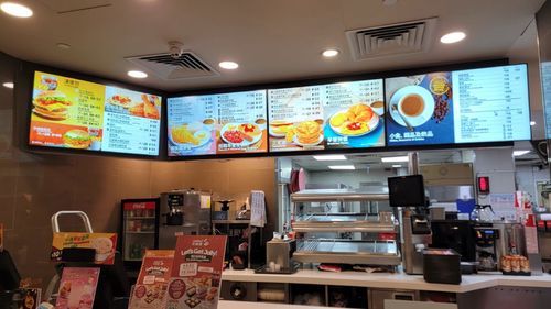 Latest company Solutions about Quadro de menus QLED para a rede de restaurantes de Hong Kong