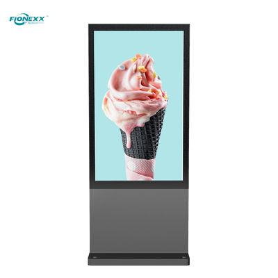 Bom preço RoHS Display de sinalização digital de piso de pé para o exterior Lcd Reclame Player 100-240V on-line