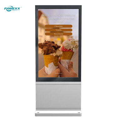 Bom preço 43 polegadas Placa de prata AD Totem Digital Vertical Outdoor sem ventilador on-line