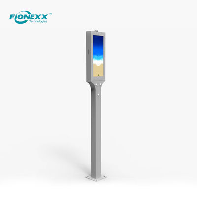 Bom preço Alto brilho IP65 2k LCD Pole Display Informações da estação de ônibus Sinalização digital on-line