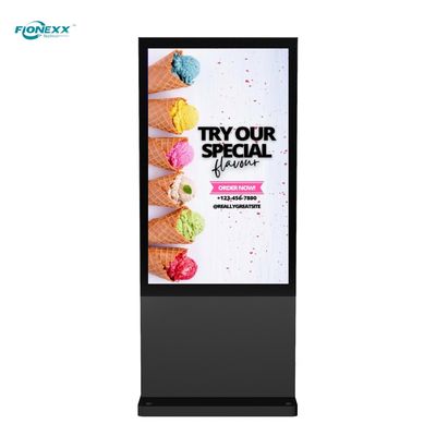 Bom preço 49 polegadas Black AD Board Outdoor Totem Digital Vertical Sem Ventilador on-line