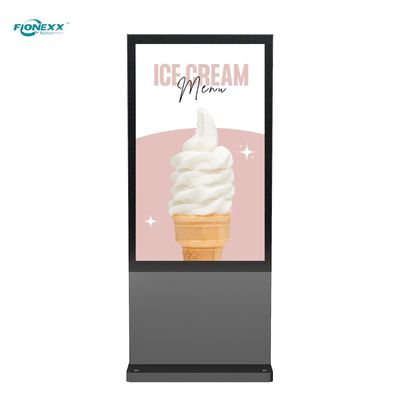 Bom preço Street Side 800-2500nits Outdoor Digital Totem 75 polegadas Gray AD Board on-line