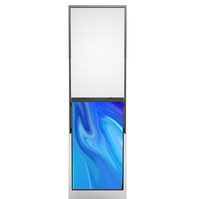 Bom preço Display de 55 polegadas com dois lados voltados para a janela Display LCD pendurado com moldura estreita 14,3 mm on-line