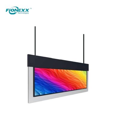 Bom preço 43 polegadas Ultra Slim Dual Lado Pendente Display Paisagem Display 700nits + 700nits on-line
