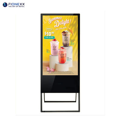 Bom preço 55 polegadas Um cartaz publicitário Digital Display Totem on-line