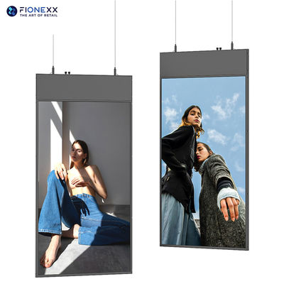Bom preço Display LCD brilhante de 55 polegadas x 2 tamanhos para espaços comerciais e comerciais on-line