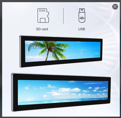 Bom preço Alto brilho de 700 nits, publicidade de lojas de retalho e/ou ecrã LCD de barra larga on-line