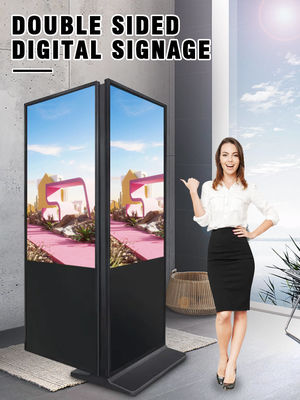 Bom preço Digital Signage LCD Publicidade Smart Kiosk Vertical Totem Piso Standing Touch Screen Display com resolução de 1920 * 1080 on-line