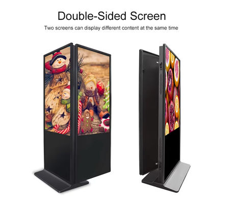 Bom preço AD/Windows/Android Solution LCD Floor Stand Reprodução de vídeo para publicidade comercial para sinalização digital e exibição interna on-line