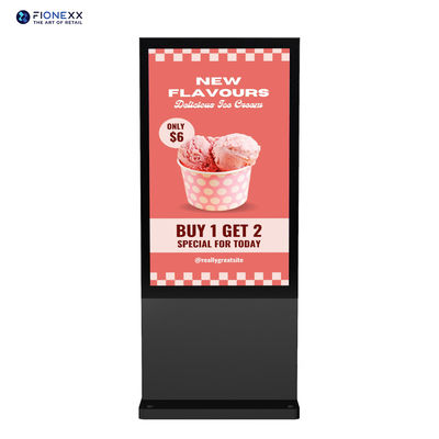Bom preço Totem digital Android externo personalizável grau comercial 800-2500nits on-line