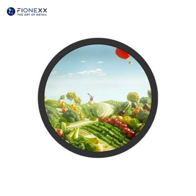Bom preço 23.6 polegadas ecrã circular LCD publicidade ecrã LCD redondo sinalização digital 1500 Nits on-line