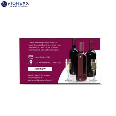 Bom preço 32 polegadas 2000 nits Alto brilho Sinalização unilateral 1920 * 1080 on-line