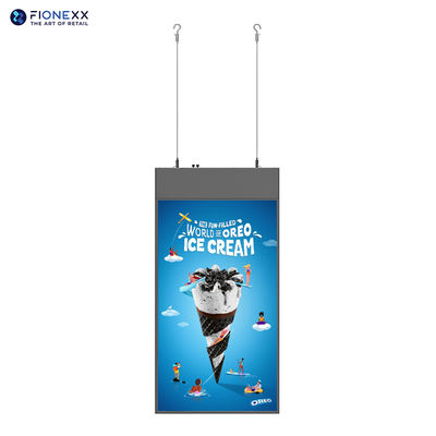 Bom preço LCD TFT de dois lados 1080p Digital Signage 43/49/55 polegadas Negro 700+700nits on-line