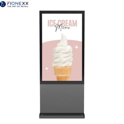 Bom preço Street Side 800-2500nits Outdoor Digital Totem 75 polegadas Gray AD Board on-line