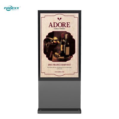 Bom preço Recinto simplificado Windows Outdoor Digital Totem 75 polegadas 3840*2160 on-line