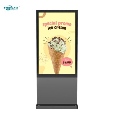 Bom preço 75 polegadas de cinza Android Outdoor Digital Signage Totem Elegante Bezel on-line