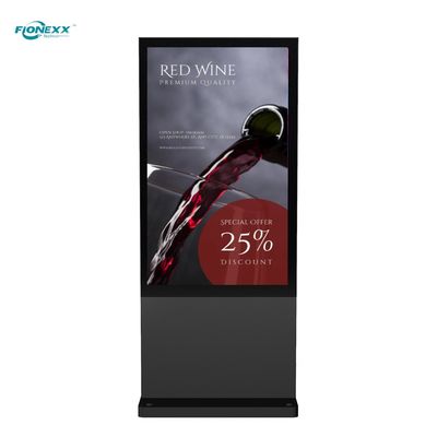 Bom preço 86 polegadas Black AD Board Outdoor Totem Digital Vertical Sem Ventilador on-line