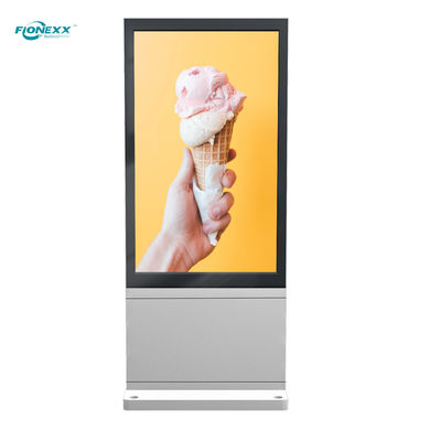 Bom preço LCD tamanho 49 polegadas piso interno digital de pé Totem publicidade quiosque com tela sensível ao toque on-line