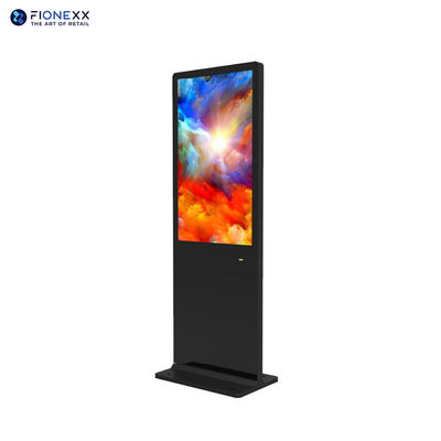 43 polegadas Ultra Thin Digital Signage Piso Standing Lcd Digital Signage AC110 ~ 240V