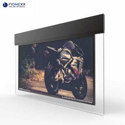 Bom preço Quadro de vidro 43 polegadas paisagem digital de sinalização pendurada leve on-line