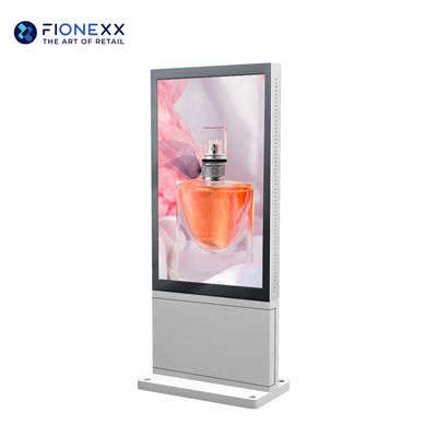 55 polegadas 2500Nits Exibição LCD de sinalização Totem exterior sem ventilador