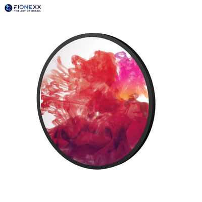 Display LCD comercial de 23,6 polegadas com sinalização circular Resolução 1280x1280