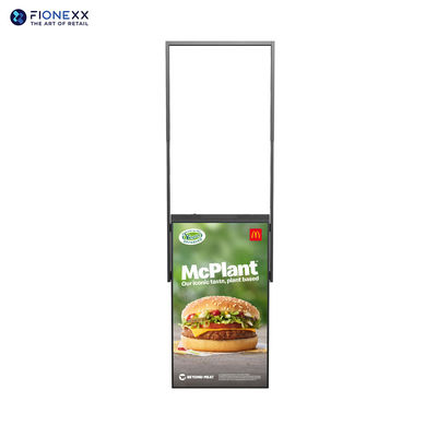 Displays de janela LCD de 55 polegadas com controle de temperatura inteligente