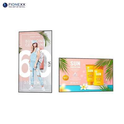 43 polegadas Ultra Thin LCD Display Indoor Digital Signage 20mm espessura