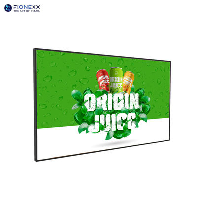 Bom preço QLED 4K Display LCD de 65 polegadas Montagem de parede Painel LCD 700nits Brilho on-line