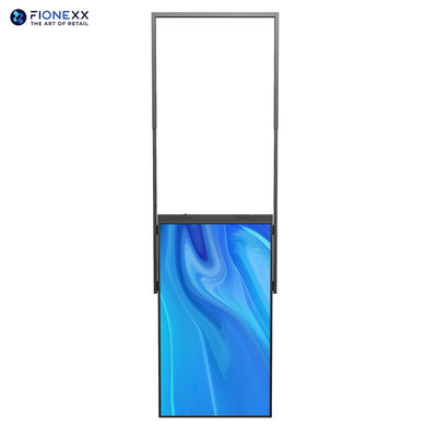 Tecto montado 2K / 4K tela LCD sinalização digital quiosque publicitário para marketing interior