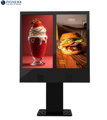 Bom preço Display de marketing de fast-food LCD Drive-Through WiFi Display de marketing de fast-food Self-Service Menu 55 polegadas Outdoor Drive Thru Digital Signage on-line