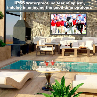 43-55 polegadas IP55 4k UHD TV à prova de intempéries à beira da piscina TV terraço TV casa de praia TV iate / TV marinha