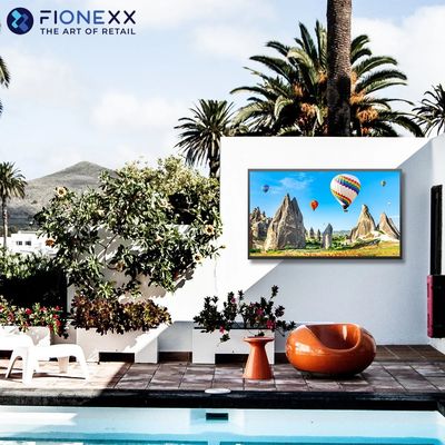 IP66 sinalização digital à prova d'água e ecrãs de televisão exterior 2K 4K ecrã LCD exterior VS ecrãs LED para publicidade exterior