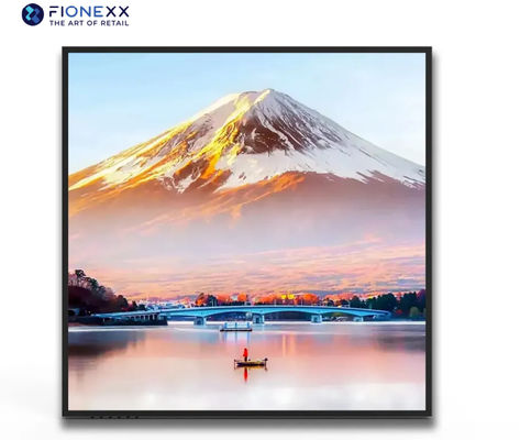 Exibição digital de LCD para hotéis Reprodutor de mídia Ecrã de publicidade Android Quadrado Montagem de parede Sinalização digital