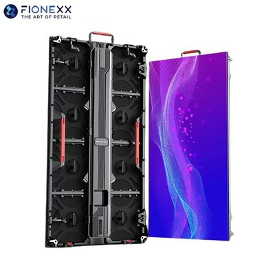 Ecrã de visualização de LED externo de alto brilho P5 IP65 Corner LED Wall Board durável para publicidade