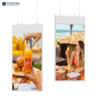 Bom preço Tecto montado 55-65 polegadas Display LCD de alto brilho para publicidade de varejo interior on-line