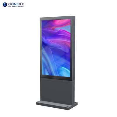 Bom preço Wifi Touch Screen LCD Indoor Totem Kiosk 350nits Brilho Piso Sinalização digital em pé on-line