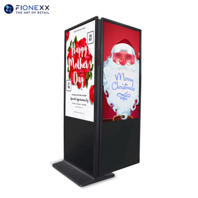 Bom preço 1920*1080 Resolução LCD Display de publicidade Digital Signage Smart Kiosk Vertical Totem Piso Touch Screen de pé on-line
