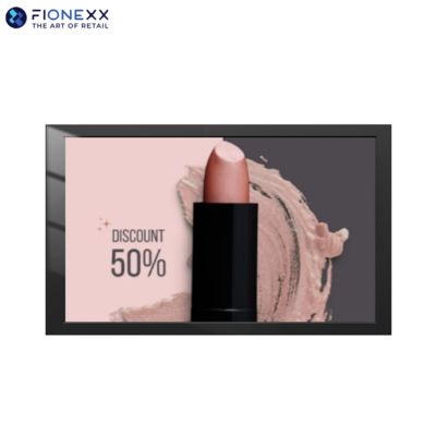 Sinalização digital de 22 polegadas montada na parede com material de concha de alumínio