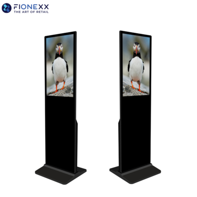 Bom preço Display digital interior de 32 polegadas Totem Sinalização digital de pé livre 350cd/m2 on-line