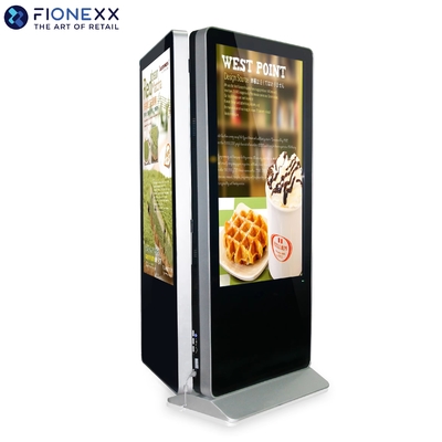 Digital Signage LCD Publicidade Smart Kiosk Vertical Totem Piso Standing Touch Screen Display com resolução de 1920 * 1080