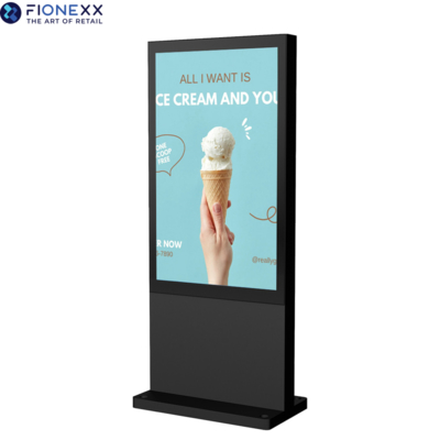 Bom preço Tela de exibição de publicidade durável para exteriores 49 polegadas Preto Painel AD Totem digital vertical sem ventoinha para exteriores on-line
