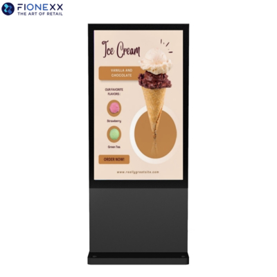 Bom preço CE 65Inch Free Standing Digital Signage Ecrãs Digitais Exteriores para Publicidade on-line