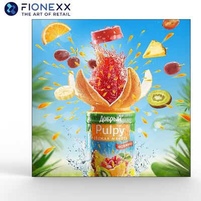 Bom preço Painel de Fibra de Carbono de Design de Baixo Consumo Projetado para Ser Leve Módulo Tudo-em-Um Instalação Rápida Frontal e Traseira Ajuste de Curvatura Flexível Display LED para Exterior on-line