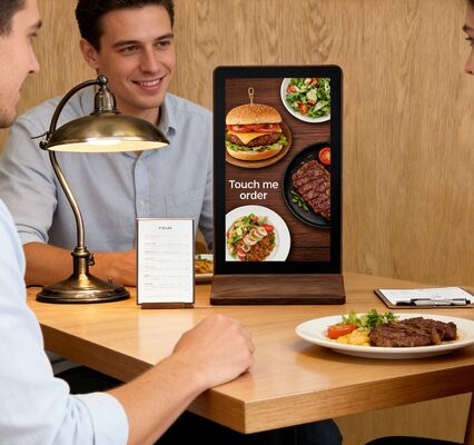 Bom preço Tela LCD para Sinalização Digital de 11,6 polegadas, Tela Digital Portátil com Resolução de 1920x1080, Tela LCD Portátil com Bateria on-line