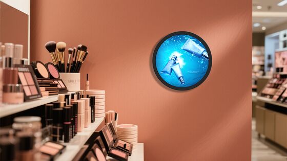 Bom preço Display LCD circular de 5 polegadas Ecrã digital de LCD para lojas de varejo Resolução HD on-line