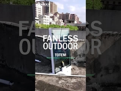 55 polegadas 2500Nits Exibição LCD de sinalização Totem exterior sem ventilador