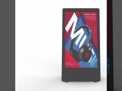 IP65 Sinalização digital a bateria, a bateria, sinalização digital 43 polegadas