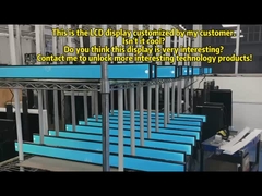 Display LCD de sinalização digital com barra esticada para supermercados