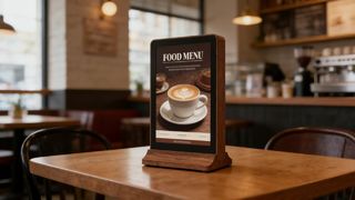 Visor LCD portátil alimentado por bateria